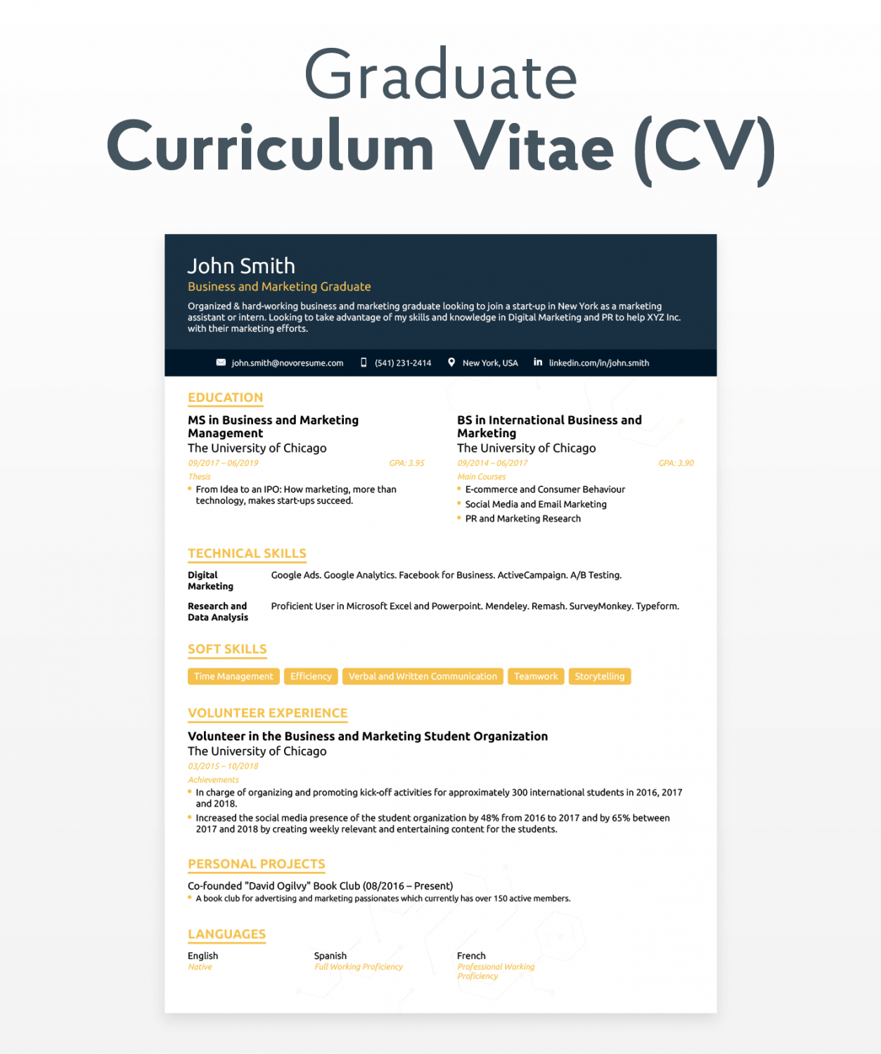 How to write a CV. Create CV. CV creator. Create a CV for University.