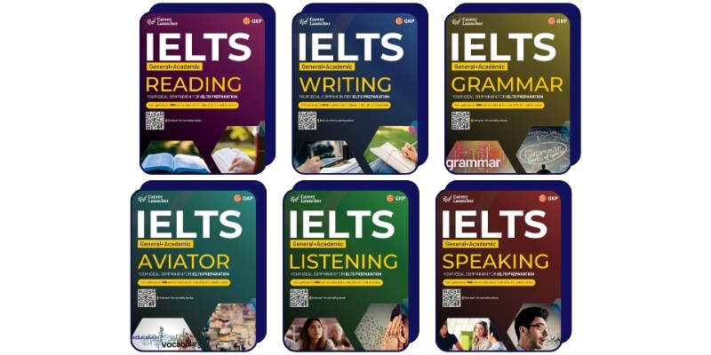 IELTS Academic Test Preparation Set of 6 Books by Career Launcher