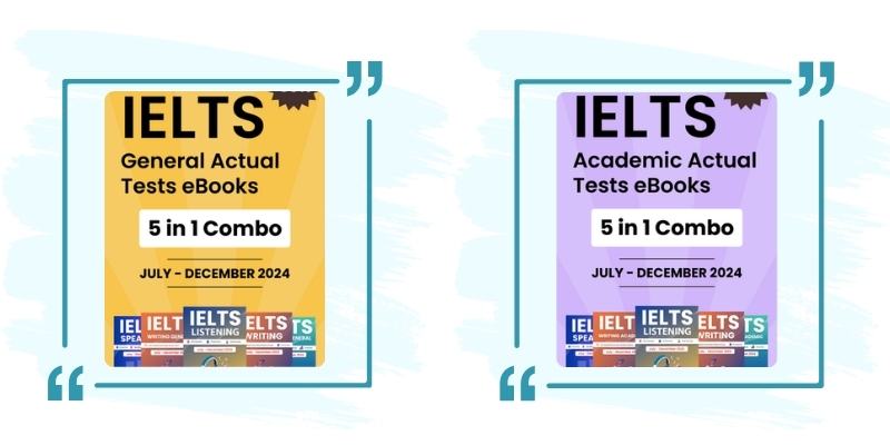 IELTS (Academic) 5 in 1 Actual Tests eBook Combo