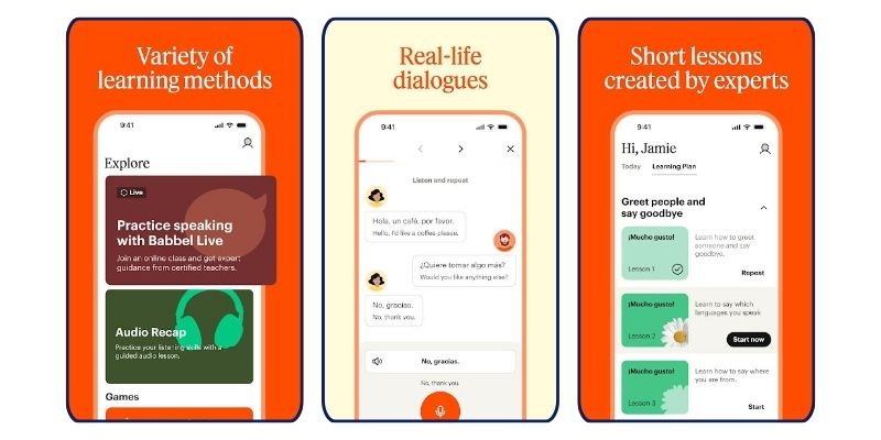 Babbel بهترین اپلیکیشن تقویت اسپیکینگ، گرامر و واژگان