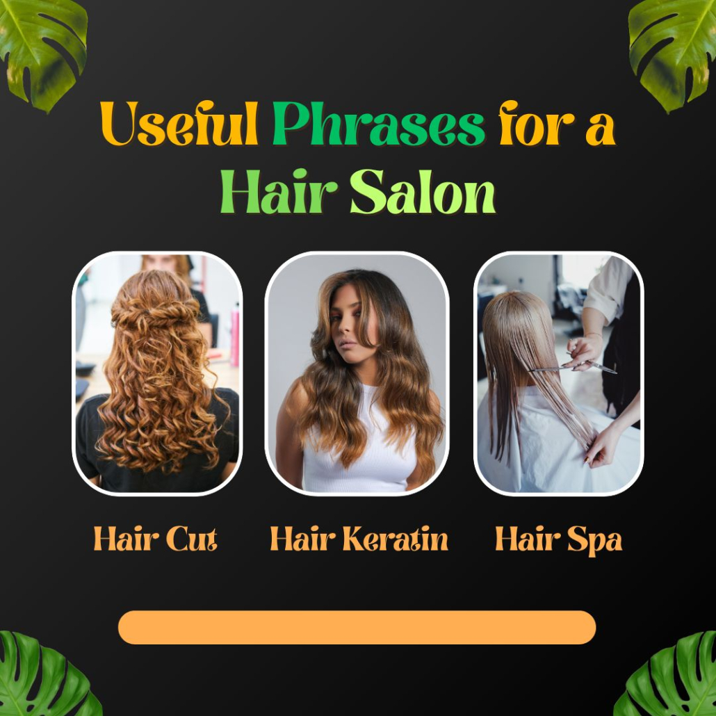 اصطلاحات آرایشگری به انگلیسی