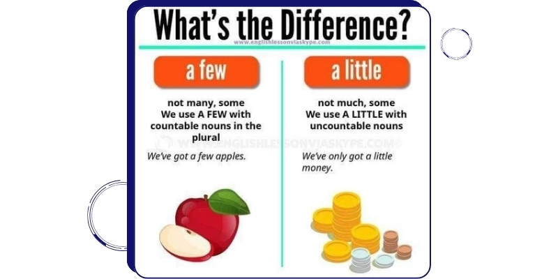 فرق بین few و little را یک بار برای همیشه یاد بگیر