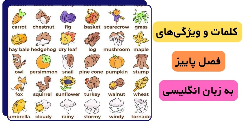 پاییز در زبان انگلیسی