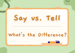 فرق say و tell با مثال ساده و کاربردی