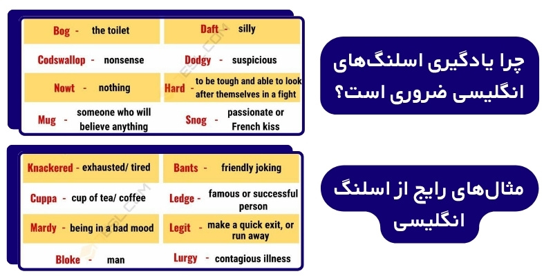 چرا یادگیری اسلنگ‌های انگلیسی ضروری است؟ مثال‌های رایج از اسلنگ انگلیسی