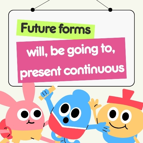 تفاوت های will و going to و present continuous با مثال