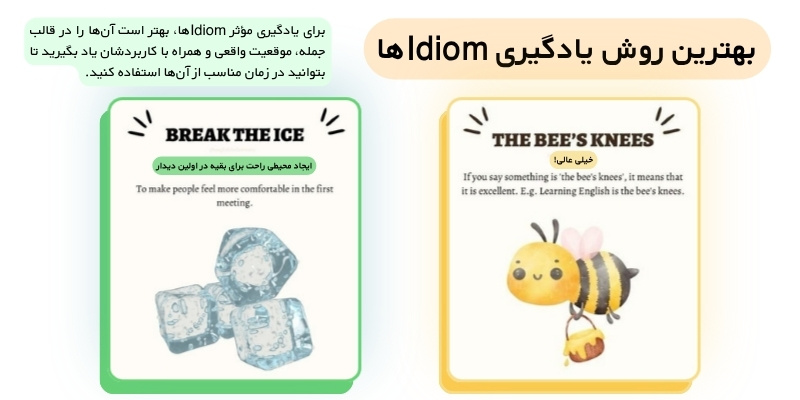 WhatisIdioms_QuickWithUs (8) بهترین روش یادگیری Idiomها