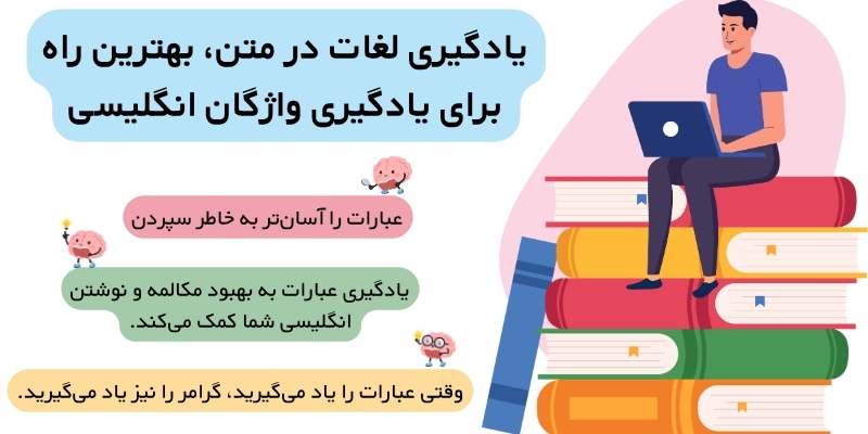 Ways_To_Never_Forget_Vocabulary_Again_QuickWithUs (5) یادگیری لغات در متن، بهترین راه برای یادگیری واژگان انگلیسی