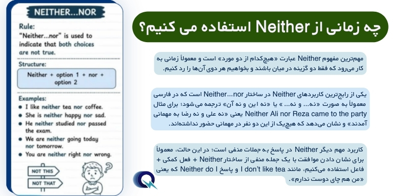 Neither_vs_Either_QuickWithUs (4) چه زمانی از Neither استفاده می کنیم؟